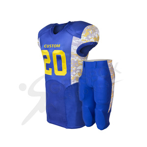 Uniformes de Football américain sublimation, nouveaux modèles, vente en gros, imprimés personnalisés, uniformes respirants et à séchage rapide - Product Image 2
