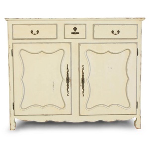 ตู้เก็บไม้มะฮอกกานีสไตล์ฝรั่งเศสทาสีขาวโบราณดีไซน์ฝรั่งเศสหรูหรา - Product Image 2