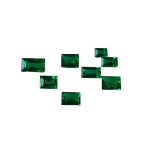 Lot de baguettes naturelles non revêtues, 2/5mm à 8/11 Mm, finition émeraude limée de qualité Fine, pour fabrication de bijoux, vert, livraison gratuite - Product Image 1