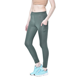 Women's High Waist Gym Pants with Push-up Feature Knitted Sport Yoga Fitness Leggings Casual Workout Trousers-Wholesale - Product Image 5