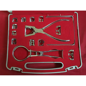 Juego de 18 piezas de kit de dique dental de caucho, pinzas Brinker, retractores de tejido, marcos de acero inoxidable - Fabricado en Pakistán por LA ELAHI - Product Image 2