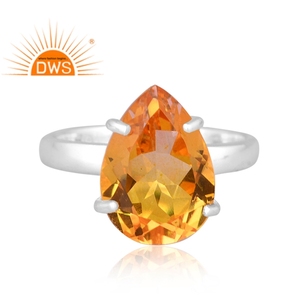 Anillo Apilable de Plata de Ley 925 Hecho a Mano con Morganita Natural y Cuarzo Doble, Fabricante de Joyería - Product Image 2