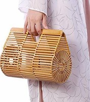 Sac à main en bambou tissé à la main, pour femmes, sac en paille, Vintage, du Vietnam, meilleur fournisseur