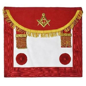 Pakistan Made High Quality Masonic Regalia Scottish Rite Master Mason Apron Embroidery Designs Masonic Apron - Product Image 5
