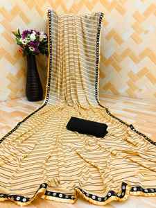 La plupart des tendances mariage porter lourd broderie net saree avec chemisier pièce femmes indiennes portent bas prix en gros surat - Product Image 2