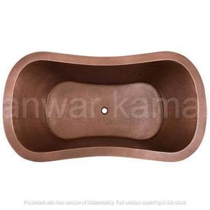 Freestanding Embossed Antique Copper Bathtub Manufacturer <b>by</b> A.K India - Product Image 3