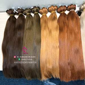 ผมเวียดนามแท้ เกรด 8A 9A คุณภาพสูง หรูหรา สีธรรมชาติ แบบตรง เกรดเวอร์จิ้น เรมี่  ผลิตจากโรงงานโดยตรง ขายส่งแบบมัดผมเย็บด้วยเครื่องจักร  แบบดับเบิ้ลดรอน - Product Image 2