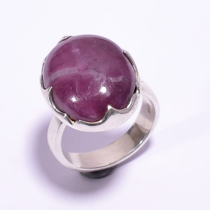 Handmade Men's Classic Style Ring Star Ruby Gemstone with Moissanite Diamond 925 Sterling Silver for <b>Wedding</b> Jewelry Event Gifts - Product Image 2