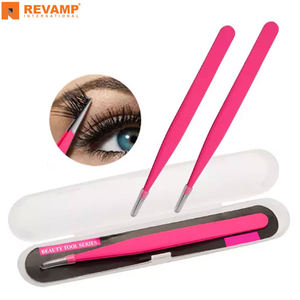 Outil applicateur de cils en acier inoxydable, pince à recourber les faux cils pour salon de maquillage - Product Image 6