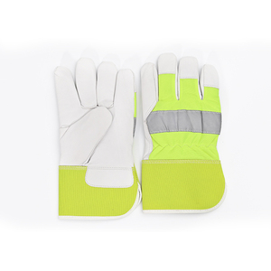 Venta al por mayor de guantes de trabajo de seguridad de invierno personalizados de buena calidad de piel de cabra cómodo estilo liso para uso diario - Product Image 5