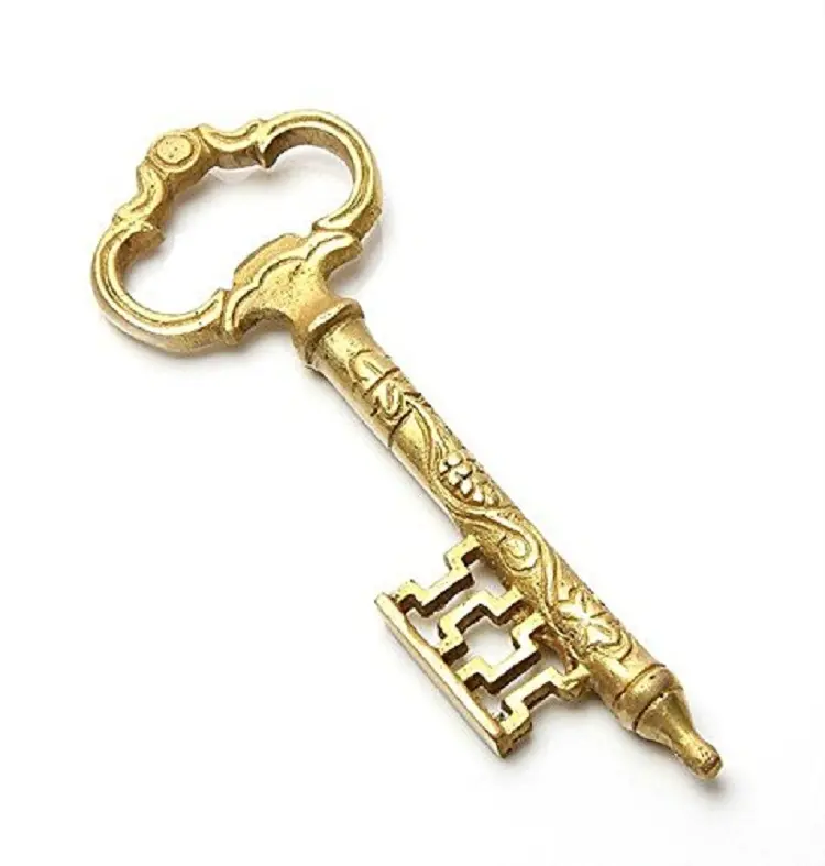 Antique Gold Key Shaped Cold Drinks and Beer Bottle Opener For Home Hotel Bar and Restaurants Purpose Bottle Opener.
