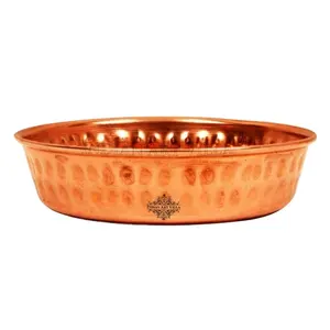 Pure Copper Rice Plate For Food At Wholesale Price Copper Utensils Manufacturers & Wholesaler