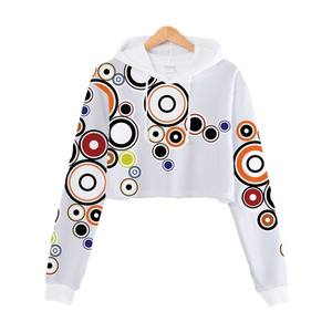 Sweat-shirt à capuche pour femme, style Hip Hop, personnalisé, Sublimation, imprimé, écran imprimé, - Product Image 4