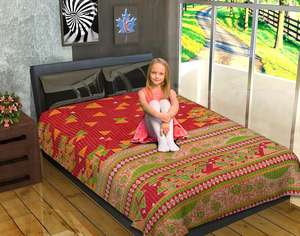 Wholesale Indian Handmade Reversible Patchwork <b>Kantha</b> <b>Quilt</b> Vintage <b>Kantha</b> <b>Quilt</b> Reversible Vintage <b>Kantha</b> Gudari - Product Image 4