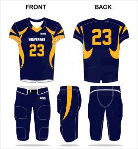 Custom Sublimation Best American Uniform Embroidery Latest <b>Football</b> Jersey Design - Product Image 3