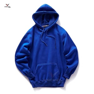 Sweat à capuche en maille brodée unie de haute qualité pour homme, mélange polyester/coton, streetwear, vêtements durables - Product Image 1