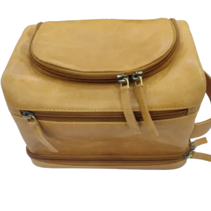 ชุดเครื่องแป้งกระเป๋าหนังพกพา,กระเป๋าแฟชั่นคาราเมลของแท้มีช่องแบ่งด้านล่างปี2022