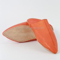 Babouches marocaines Babouches pointues pour hommes, chaussures antidérapantes en cuir faites à la main par notre artisan expert