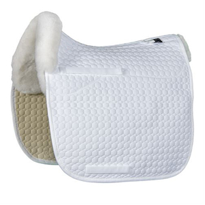 เบาะหนังแกะสำหรับฝึกขี่ม้า,ผ้าอานหนังแกะคุณภาพสูงขนาด69x 52ซม. - Product Image 1