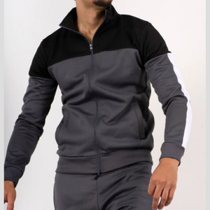 Ropa deportiva de talla grande para hombre al por mayor, chándales de algodón 100% de alta calidad con rayas para el invierno - Product Image 3