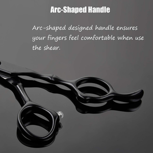 Tijeras de peluquero de cerámica de belleza profesional tornillo ajustable diseño único herramienta de corte de pelo de acero inoxidable hombres mujeres Sharp - Product Image 3