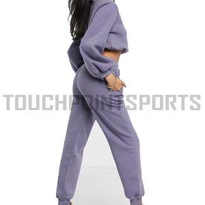 Conjunto deportivo de 2 piezas para mujer, chándales para correr, ropa deportiva de algodón de talla grande, otoño e invierno, novedad - Product Image 4