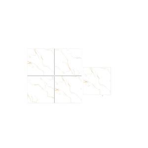 600x600mm กระเบื้องปูพื้นห้องครัวดีไซน์เรียบง่ายสีขาวเป็นสีเทา - Product Image 5