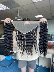 ขายส่ง13X6 13X4 HD ลูกไม้หน้าผาก,บาง HD ลูกไม้ปิดหน้าผาก,สวิสลูกไม้มนุษย์ผมปิดหน้าผากผู้ขาย - Product Image 3