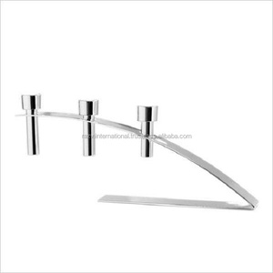 Portavelas de aluminio hecho a mano, Metal pulido brillante decorativo para decoración del hogar o evento de Pascua para venta de bodas - Product Image 4