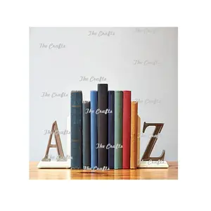 Kim Loại bảng chữ cái bookends với chất lượng lớn nhất tùy chỉnh kích thước và hình dạng sách đứng Rack ở mức giá thấp nhất