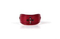 BDSM Cuir tour de Cou, Collier et Laisse Soumise, Discret, DRE-0012