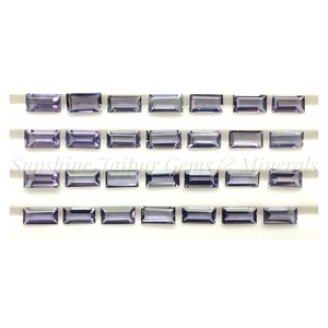 2X4mm Baguette Cut Natural IOLITE Venta al por mayor Precio de fábrica Piedra preciosa suelta facetada de alta calidad por pieza NATURAL IOLITE - Product Image 3