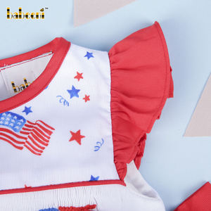 Conjunto de Primavera para Bebé Niña con Detalle Fruncido y Cierre de Botones a Presión - 100% Algodón Orgánico OEKO-TEX - Venta al por Mayor - Product Image 6