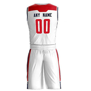 Ensembles d'uniformes de basketball unisexes, maillots de sport personnalisés avec des caractéristiques antibactériennes, séchage rapide et respirantes, tailles plus grandes disponibles - Product Image 3