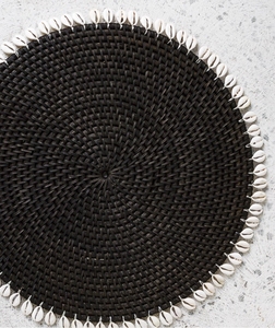 Mantel Individual de ratán ecológico hecho a mano, diseño básico, patrón tejido, almohadilla de cocina cuadrada/ovalada Natural, cajas de embalaje al por mayor - Product Image 2