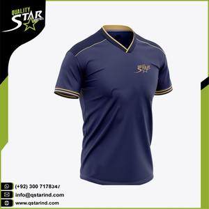 Camiseta Unisex de manga corta para hombre, camisetas de poliéster y algodón de LICRA ajustadas para entrenamiento y Culturismo - Product Image 3