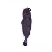 Extensions de cheveux naturels indiens Remy à micro-anneaux, double trame, 1B, 14-32 pouces, lisses, ondulés, bouclés