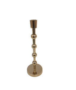Soporte de vela decorativo para el hogar de aluminio de gran venta, acabado negro mate muerto, soporte cónico para vela hecho a mano a granel - Product Image 5