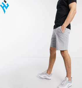 Short de jogging Anti-peluche pour hommes, culotte de sport personnalisés, broderie, taille élastique, personnalisé - Product Image 4