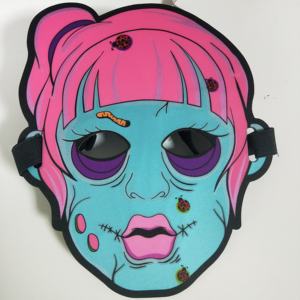 <span class=keywords><strong>Souna</strong></span> หน้ากากฮาโลวีนสำหรับเด็กผู้หญิง, หน้ากากตกแต่งหน้ากากงานปาร์ตี้ฮาโลวีนสุดน่ารักเรืองแสงเปิดใช้งาน - Product Image 6