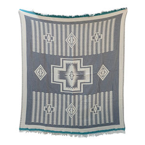 Couverture classique au Design Tribal 100% coton, très grande, fabriquée en turquie, Collection Jacquard, offre spéciale - Product Image 3