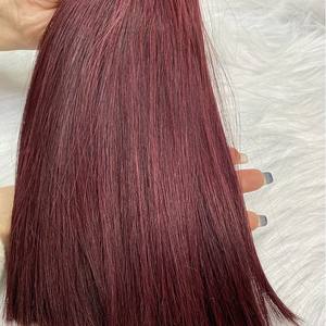 ขายส่งผมต่อแท้สีแดงบรอนซ์ธรรมชาติ ปี 2026 ขายดี 100% ผมเวอร์จินไม่ผ่านการแปรรูป จัดเรียงเกล็ดผมอย่างสมบูรณ์แบบ ขายส่ง - Product Image 6