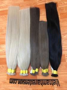 High Quality Virgin <b>Remy</b> Deep Wave Bulk <b>Hair</b> <b>Extensions</b> 100g Vietnam - Product Image 2