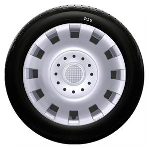 Teamcar-accesorios universales SJS, cubierta de rueda Universal 16, intransitable, 1 Juego, 4 Uds. - Product Image 5