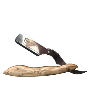 Manche en bois Barber Razor avec Full De Feature - Product Image 1