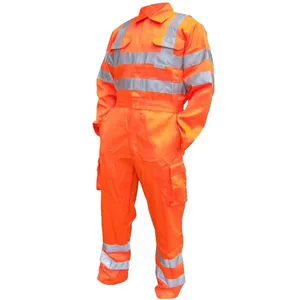 OEM cotone Eco durevole abbigliamento da lavoro meccanico tuta uniforme/abbigliamento da lavoro da campo tuta tuta da lavoro abbigliamento da lavoro uniforme tuta a maniche lunghe tuta