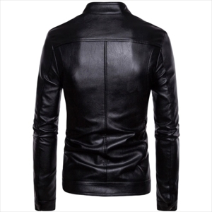 New style mens leather Jacket Fashion leather jacket men High Quality leather jackets - Product Image 2