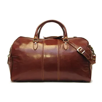卸売カスタム格安男性手作り旅行本物の牛革バッグ/人気スタイル男性ビジネスレザー旅行バッグ