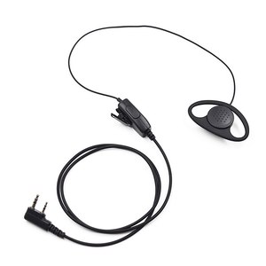 หูฟังสไตล์ D พร้อมไมโครโฟน PTT ในสายสำหรับ Baofeng Kenwood TYT retevis ksun วิทยุ UV-5R BF-888S H777 TK-3206 KD-C1 - Product Image 3