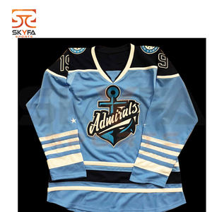 Maillot de football sur glace, réversible, Logo personnalisé par sublimation, pour équipe, 2021 - Product Image 1